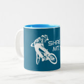 Shred The Mt. Nebo Trail Bentonville ツートーンマグカップ (正面左)