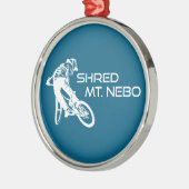 Shred The Mt. Nebo Trail Bentonville メタルオーナメント (左)