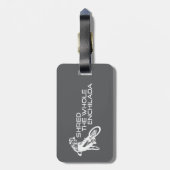 Shred The Whole Enchilada Moab Utah ラゲッジタグ (裏面縦)