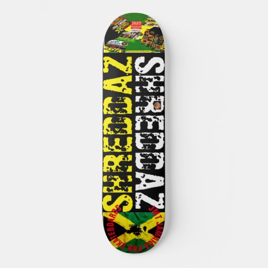 SHREDDAZ 8 1/4" スケートボードデッキ (正面)