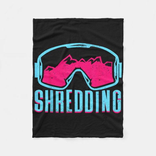 Shredding  フリースブランケット (正面)