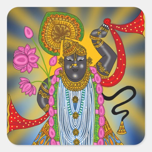 Shreenath Sticker スクエアシール (正面)