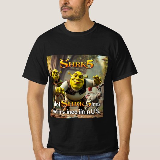 Shrek 5：伝説がTシャツを返す Tシャツ (正面)