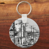 Shrewsbury MaのOld Rt 9 SPAGS キーホルダー (正面)