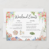 Shrewsbury New Jersey Wedding Weekend Welcome Map (裏面)