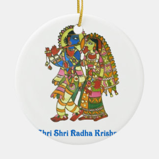 Shri Shri Radha Krishna セラミックオーナメント