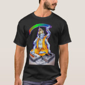 Shri Vishnuは家のॐを揺すります Tシャツ (正面)