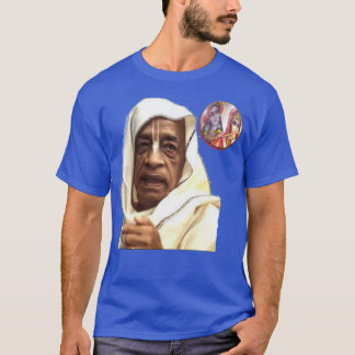Shrila PrabhupadaはRadha-Krsnaのॐで仲介します Tシャツ