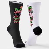 Shrimp Just Found Out I'm Chopped and Unc ソックス (傾斜あり)