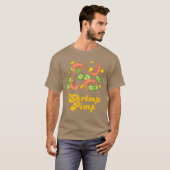 Shrimp Pimp Cherry Shrimp Aquarium Neocaridina fun Tシャツ (正面フル)