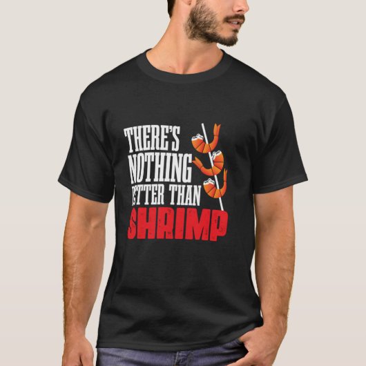 Shrimp Squad シンプルに最高 エビ釣り 海老 えび グッズ Tシャツ (正面)