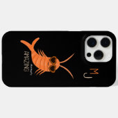 Shrimp with sunglasses Case-Mate iPhoneケース (裏面 (横))