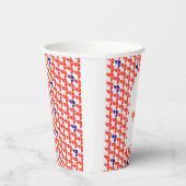 SHRIMPLY白オレンジアキーカーベイビーシャワー 紙コップ (右)