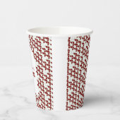 SHRIMPLY赤い白Aqiqah赤ちゃんシャワー 紙コップ (左)