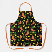 Shrimps pattern エプロン (正面)