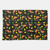 Shrimps pattern キッチンタオル (横)