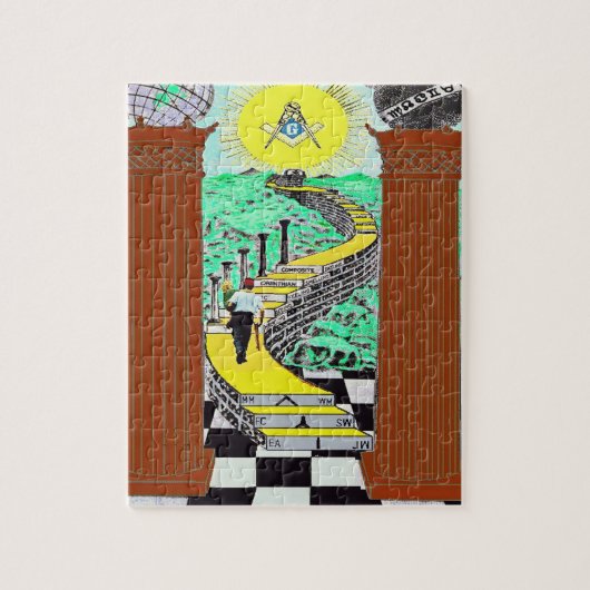 Shrinerのフリーメーソンのパズル ジグソーパズル (縦)