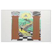 Shrinerのフリーメーソンの生地 ファブリック (ヤード)