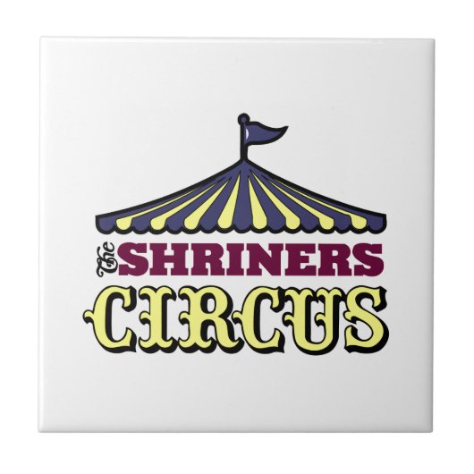 Shrinersのサーカス タイル (正面)