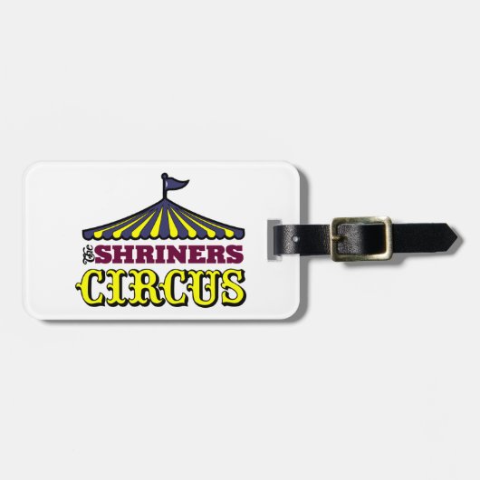 Shrinersのサーカス ラゲッジタグ (正面横)