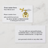 Shrinersの名刺を個人化して下さい 名刺 (正面/裏面)