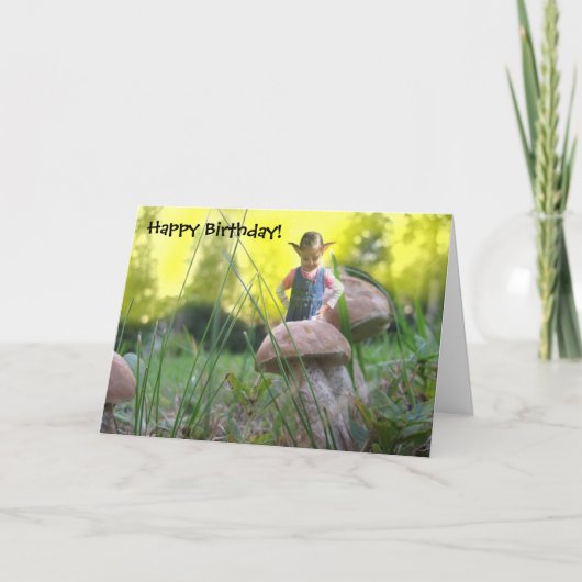 Shroom -ハッピーバースデーの土地! カード (正面)