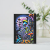 Shroom Townファンタジー ポストカード (スタンド正面)