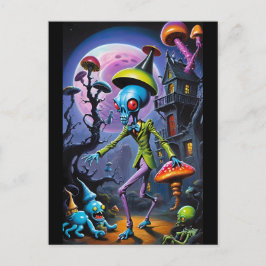 Shroom Townファンタジー ポストカード