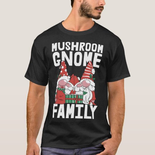 Shrooming Family Fungi Hunter MycologyキノコG Tシャツ (正面)