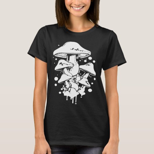 Shrooming Fungi Mycology Hunter Mushrooming Mushr Tシャツ (正面)