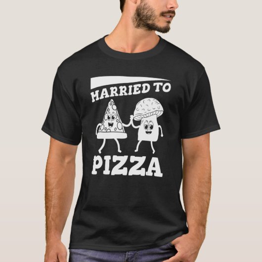 Shrooming Pizza Mushrooming - Mycology Hunter Fung Tシャツ (正面)
