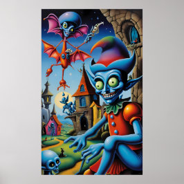 ShroomvilleでSobrietyテストの失敗 – Ken Gage Art ポスター