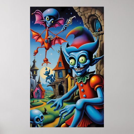 ShroomvilleでSobrietyテストの失敗 – Ken Gage Art ポスター (正面)