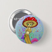 Shroomy 2ボタン 缶バッジ (正面&裏面)