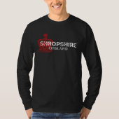 SHROPSHIRE England Crown Badge Tシャツ (正面)