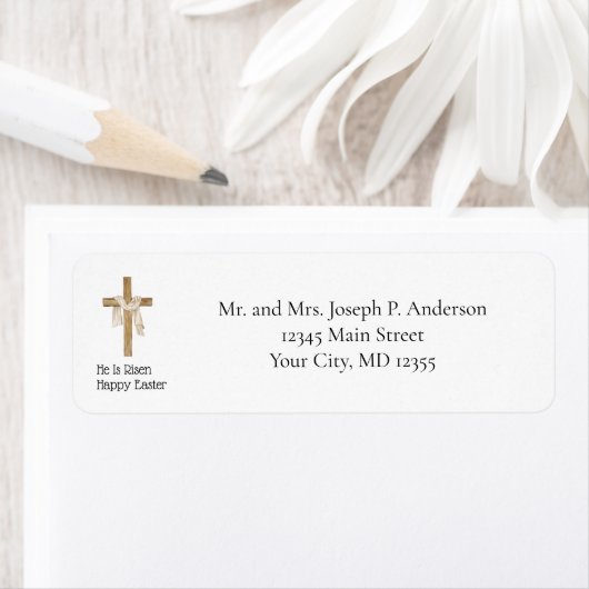 Shroud of Turin Easter Cross Religious Christian ラベル (インサイチュ)