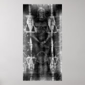 Shroud of Turin, Frontal View Negative ポスター (正面)