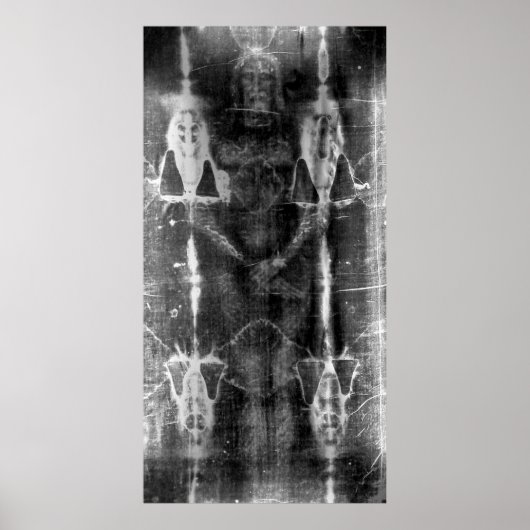 Shroud of Turin, Frontal View Negative ポスター (正面)