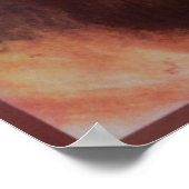 Shroud of Turin Jesus Christ face, Holy Face ポスター (角)