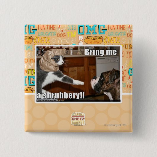 Shrubbery 缶バッジ (正面)