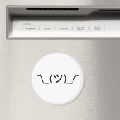 Shrug Emoticon O_(ツ)_/Kaomoji日本の氏 マグネット (インサイチュ (食洗機))