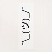 Shrug Emoticon O_(ツ)_/Kaomoji日本の氏 ヨガマット (裏面)