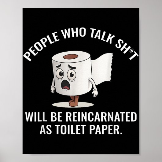 Shtを話す人はトイレとして生まれ変わる ポスター (正面)