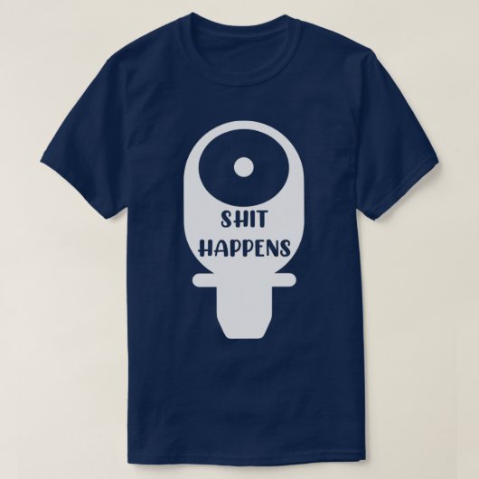 Sht Happens Ostomy Tシャツ (デザイン正面)
