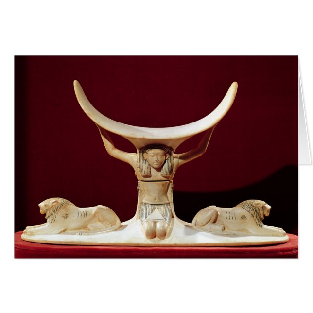 Shuのヘッドレスト、空気のエジプトの神 (正面横)