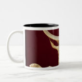 Shuのヘッドレスト、空気のエジプトの神 ツートーンマグカップ (左)