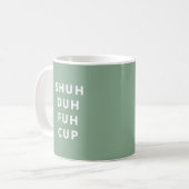 Shu Duh Fuh Cup Fun Mug コーヒーマグカップ (正面左)