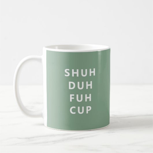 Shu Duh Fuh Cup Fun Mug コーヒーマグカップ (左)