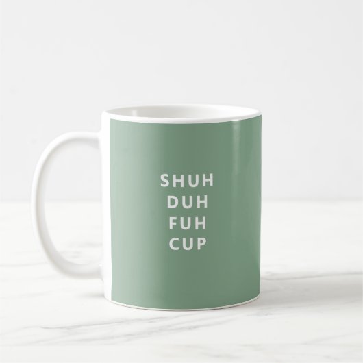 Shu Duh Fuh Cup Fun Mug コーヒーマグカップ (左)