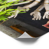 Shuanglinの色彩の鮮やか古代の彫刻 ポスター (角)